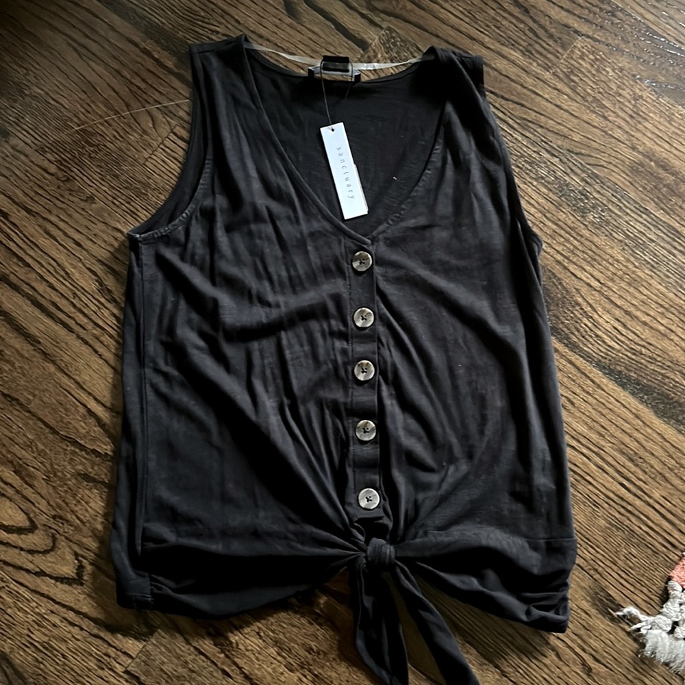 Sanctuary Tie to Keep Up Tank Size Small NWT